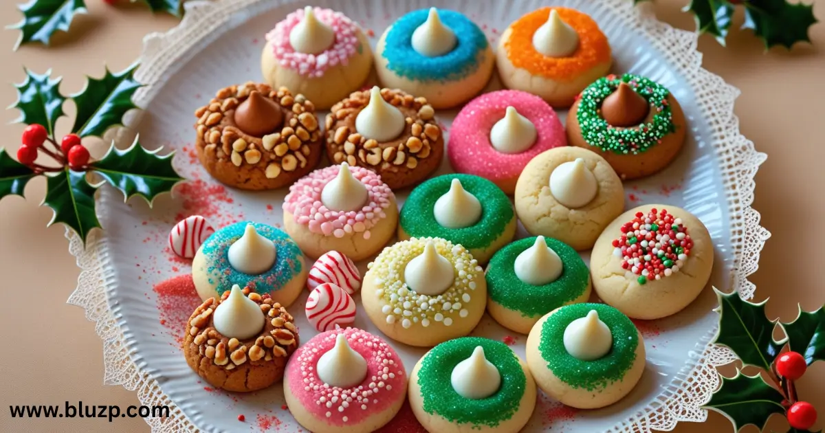 Fun Variations of Thumbprint Cookies with Kisses