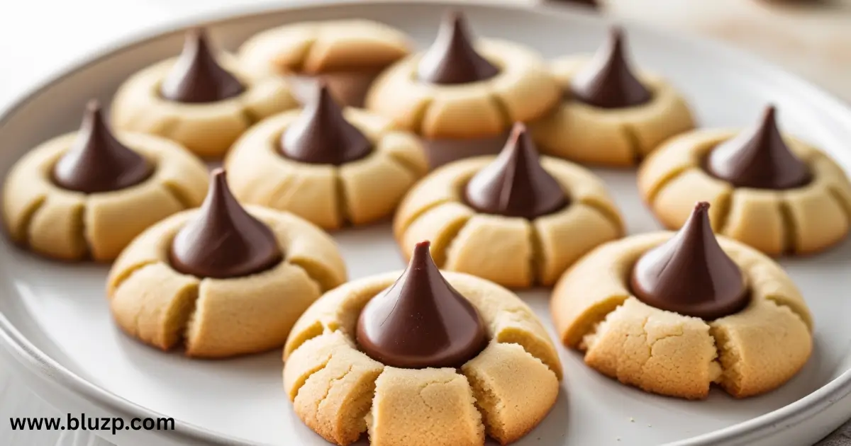 Thumbprint Cookies with Kisses