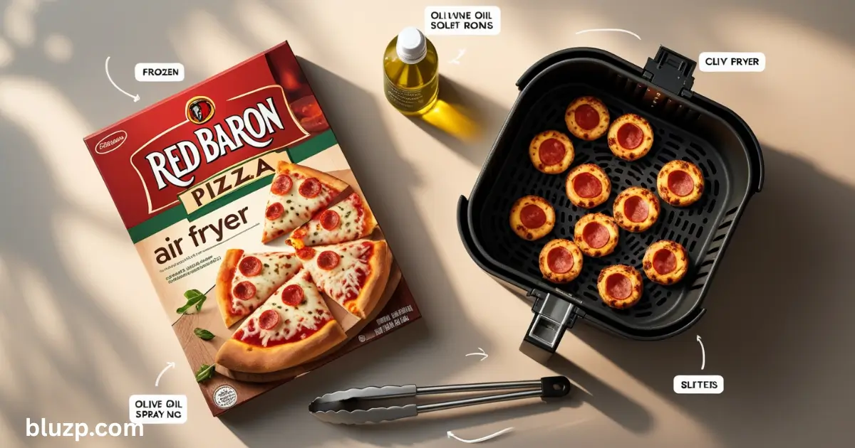 A Guide on How to Prep Red Baron French Bread Pizza for Air Frying.