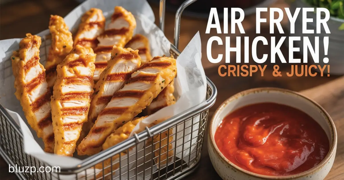 Grilled Chicken Strips in Air Fryer