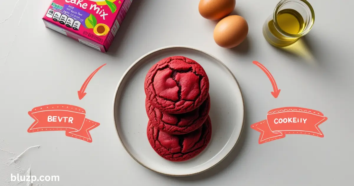 How to Make 3 Ingredient Red Velvet Cookies ?