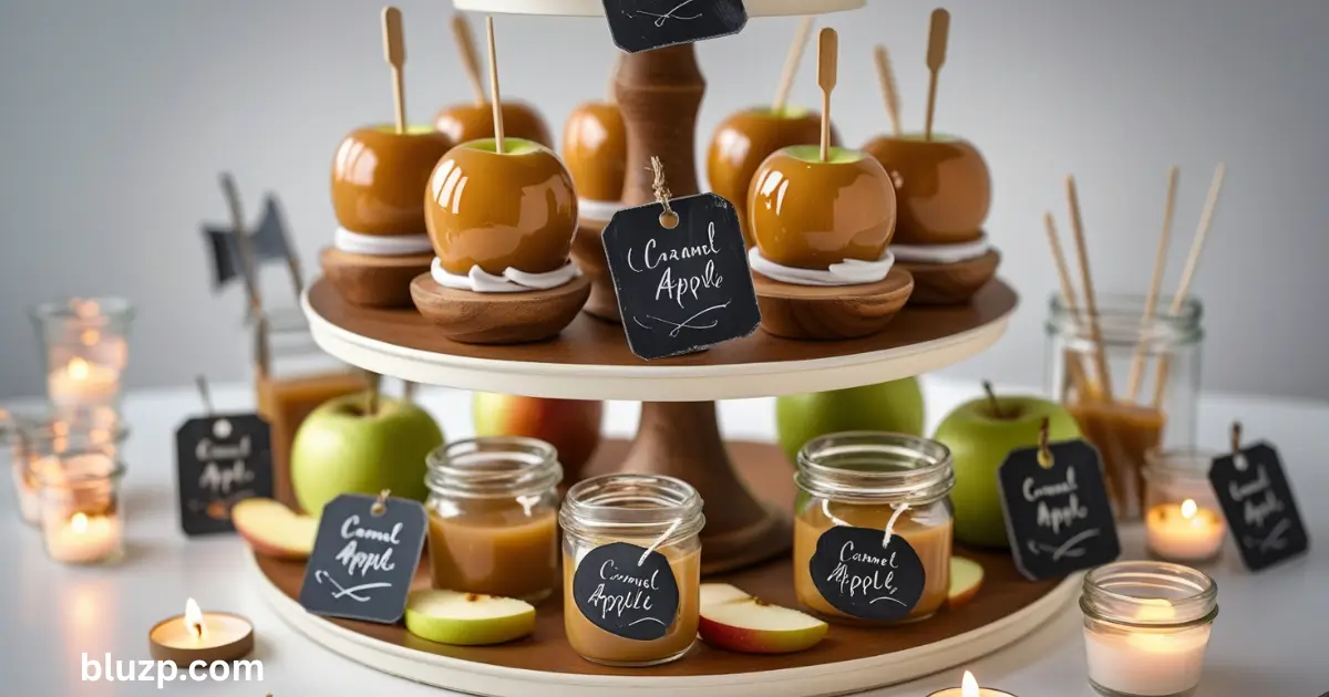 How to Serve Caramel Apple Bites Creatively