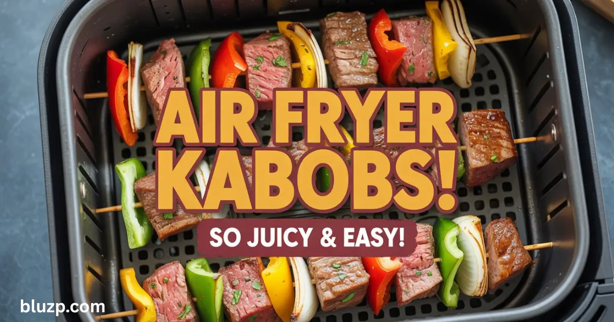 air fryer steak kabobs