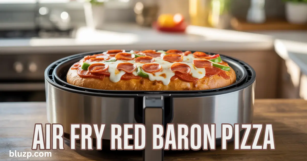 how to air fry red baron french bread pizza